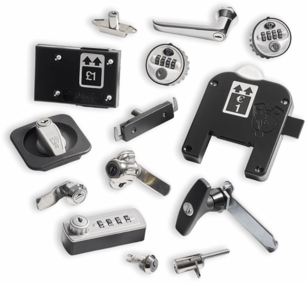 Examples of various locks from Lowe & Fletcher