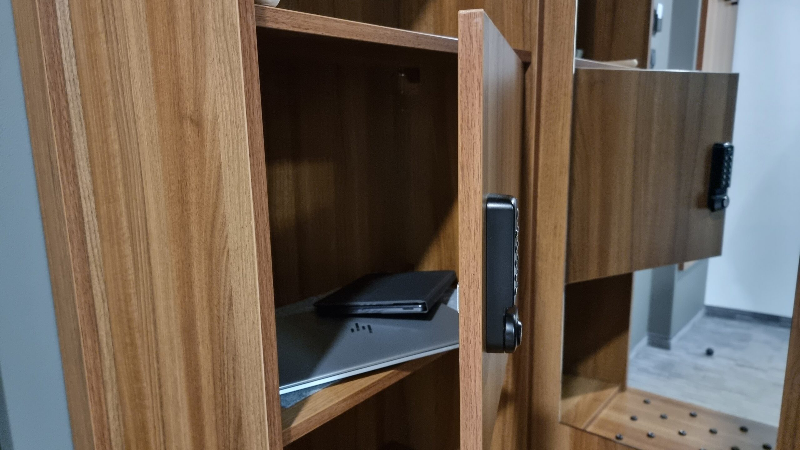 Digital Lock fitted on guest lockers at Best Western Hotel, Poland