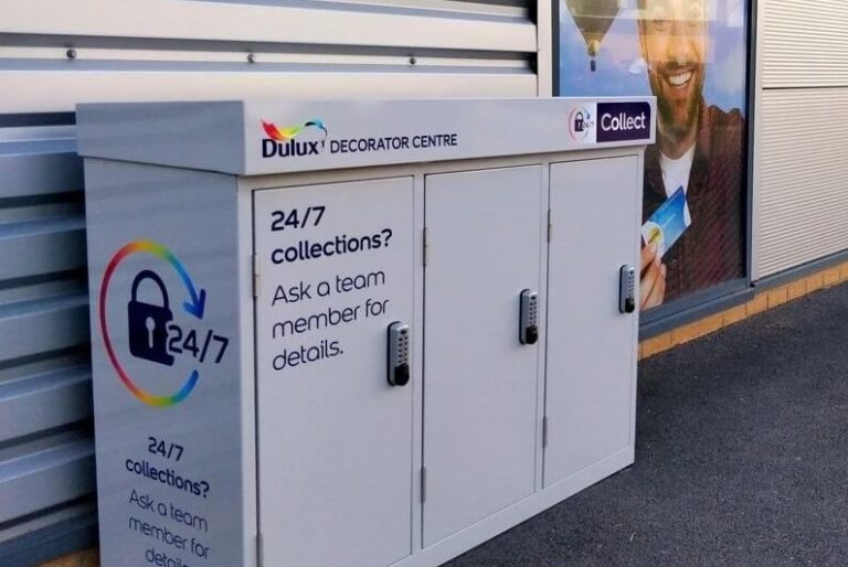 Digital combination locks on collection lockers