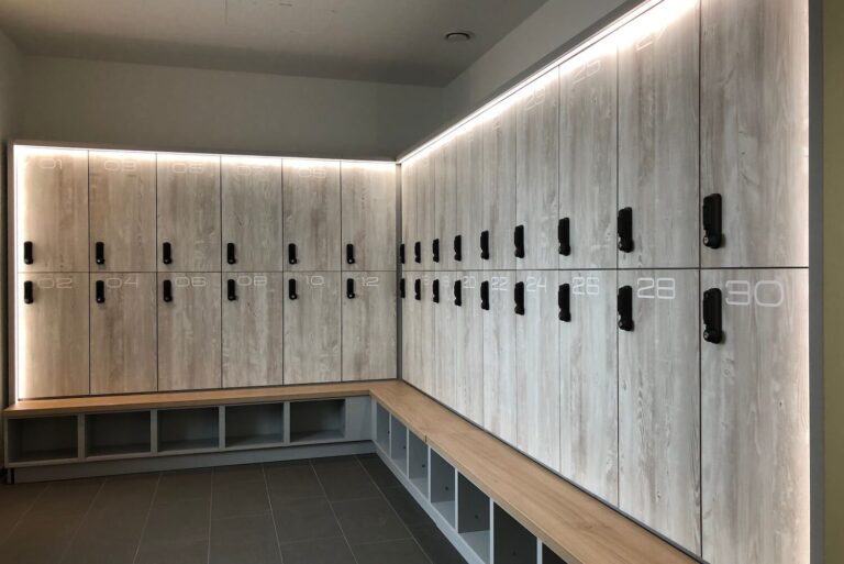RFID Locks in fitness studio