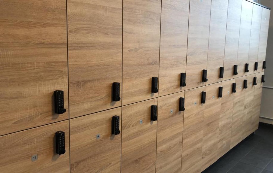 Changing Room Lockers with Horizon digital locks